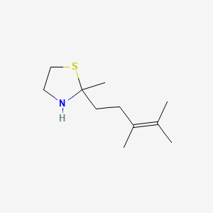 2-(3,4-Dimethyl-3-pentenyl)-2-methylthiazolidine