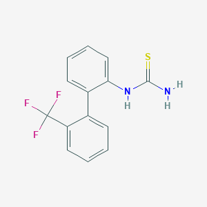 N-[2'-(Trifluoromethyl)[1,1'-biphenyl]-2-yl]thiourea