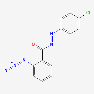 (2-Azidophenyl)[(E)-(4-chlorophenyl)diazenyl]methanone