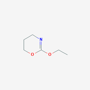 molecular formula C6H11NO2 B14435928 2-Ethoxy-5,6-dihydro-4h-1,3-oxazine CAS No. 79493-70-2