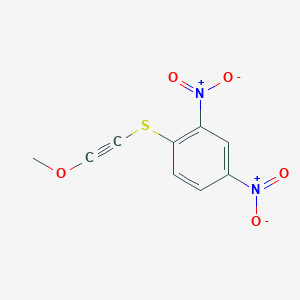 1-[(Methoxyethynyl)sulfanyl]-2,4-dinitrobenzene