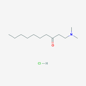 1-(Dimethylamino)decan-3-one;hydrochloride