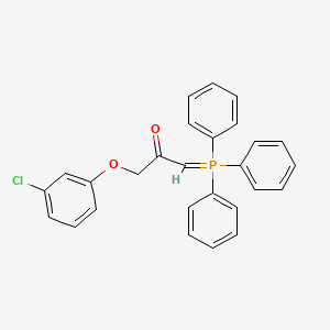 1-(3-Chlorophenoxy)-3-(triphenyl-lambda~5~-phosphanylidene)propan-2-one