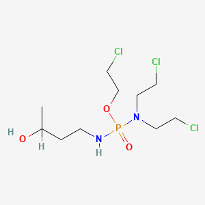 Phosphorodiamidic acid, N,N-bis(2-chloroethyl)-N'-(3-hydroxybutyl)-, (2-chloroethyl) ester