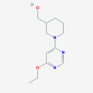 molecular formula C12H19N3O2 B1443664 (1-(6-Ethoxypyrimidin-4-yl)piperidin-3-yl)methanol CAS No. 1404192-13-7