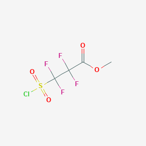 Methyl 3-(chlorosulfonyl)-2,2,3,3-tetrafluoropropanoate