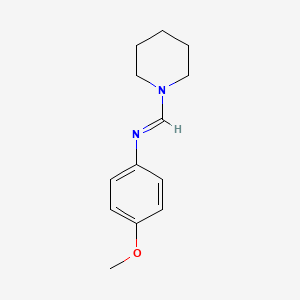 Methanimine, 1-(1-piperidinyl), N-(4-methoxyphenyl)