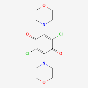 p-Benzoquinone, 2,5-dichloro-3,6-dimorpholino-