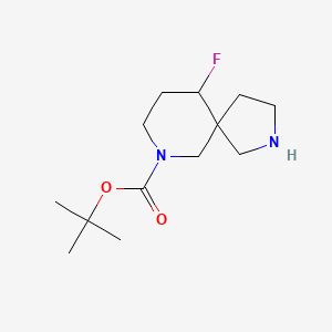 molecular formula C13H23FN2O2 B1443672 10-氟-2,7-二氮杂-螺[4.5]癸烷-7-羧酸叔丁酯 CAS No. 1263177-23-6