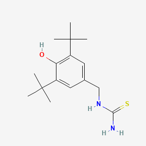 N-[(3,5-Di-tert-butyl-4-hydroxyphenyl)methyl]thiourea