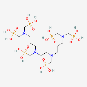 (Ethane-1,2-diylbis((3-(bis(phosphonomethyl)amino)propyl)imino)bis(methylene))bisphosphonic acid