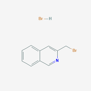 molecular formula C10H9Br2N B1443678 3-(溴甲基)异喹啉氢溴酸盐 CAS No. 1357945-32-4