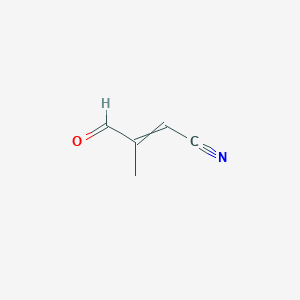 molecular formula C5H5NO B14436792 3-Methyl-4-oxobut-2-enenitrile CAS No. 78843-78-4