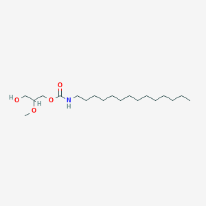 molecular formula C19H39NO4 B14436803 3-Hydroxy-2-methoxypropyl tetradecylcarbamate CAS No. 80350-21-6