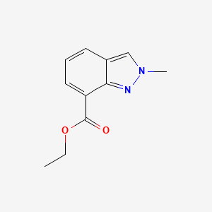 molecular formula C11H12N2O2 B1443684 2-甲基-2H-吲唑-7-羧酸乙酯 CAS No. 1360438-37-4