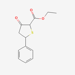 Ethyl 3-oxo-5-phenylthiolane-2-carboxylate