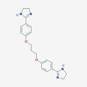 B144369 1,3-Di(4-imidazolinophenoxyl)propane CAS No. 129073-92-3