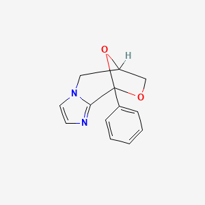 6,7-Dihydro-9-phenyl-6,9-epoxy-5H,9H-imidazo(2,1-c)(1,4)oxazepine