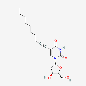 5-dec-1-ynyl-1-[(2R,4S,5R)-4-hydroxy-5-(hydroxymethyl)oxolan-2-yl]pyrimidine-2,4-dione