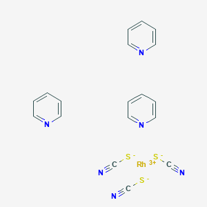 Rhodium, tris(pyridine)tris(thiocyanato-S)-, (OC-6-21)-