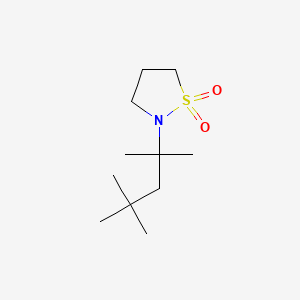 Isothiazolidine, 2-(2,4,4-trimethyl-2-pentyl)-, 1,1-dioxide