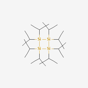 Octa(propan-2-yl)tetrasiletane