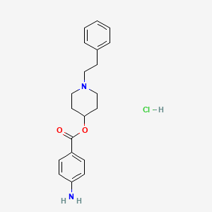 1-Phenethyl-4-piperidyl p-aminobenzoate hydrochloride