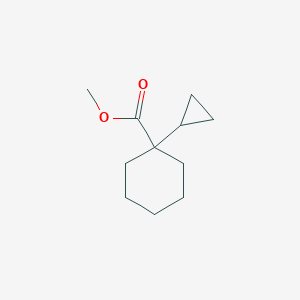 Cyclohexanecarboxylic acid, 1-cyclopropyl-, methyl ester