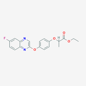 Ethyl 2-{4-[(6-fluoroquinoxalin-2-yl)oxy]phenoxy}propanoate