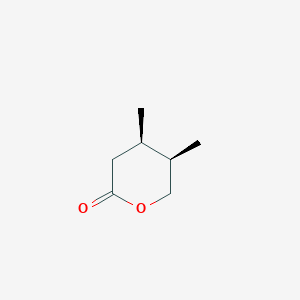 2H-Pyran-2-one, tetrahydro-4,5-dimethyl-, (4R,5R)-