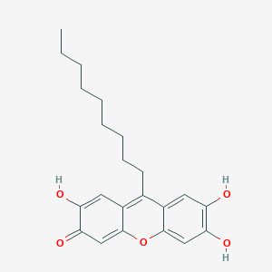 2,6,7-Trihydroxy-9-nonyl-3H-xanthen-3-one