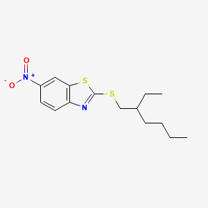 2-[(2-Ethylhexyl)sulfanyl]-6-nitro-1,3-benzothiazole