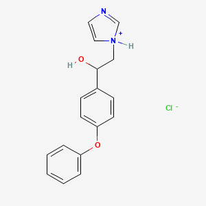 N-((4-Phenoxybenzoyl)methyl)imidazole hydrochloride hydrate