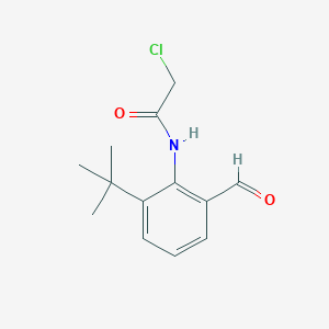 N-(2-tert-Butyl-6-formylphenyl)-2-chloroacetamide