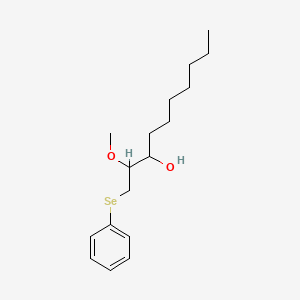 2-Methoxy-1-(phenylselanyl)decan-3-OL