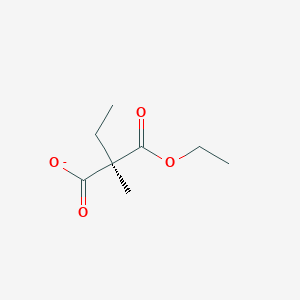 (2R)-2-(Ethoxycarbonyl)-2-methylbutanoate