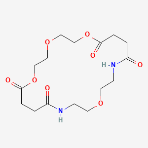 1,4,7,15-Tetraoxa-12,18-diazacyclodocosane-8,11,19,22-tetrone