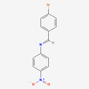 p-Bromobenzylidene-(4-nitrophenyl)-amine