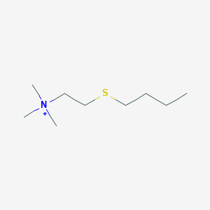 2-(Butylsulfanyl)-N,N,N-trimethylethan-1-aminium