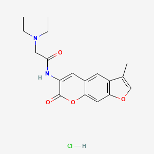 3-Diethylaminoacetylamido-4'-methylpsoralen hydrochloride