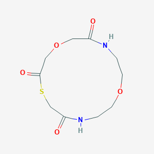 1,10-Dioxa-4-thia-7,13-diazacyclopentadecane-3,6,14-trione