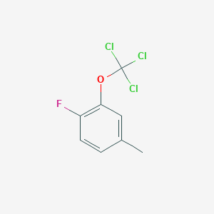 B1443747 1-Fluoro-4-methyl-2-(trichloromethoxy)benzene CAS No. 1404194-08-6