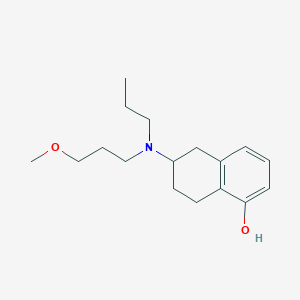 molecular formula C17H27NO2 B14437497 6-[(3-Methoxypropyl)(propyl)amino]-5,6,7,8-tetrahydronaphthalen-1-ol CAS No. 78598-58-0