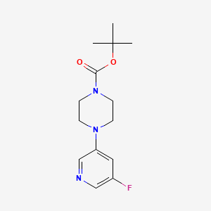 B1443754 tert-Butyl 4-(5-fluoropyridin-3-yl)piperazine-1-carboxylate CAS No. 1779131-33-7