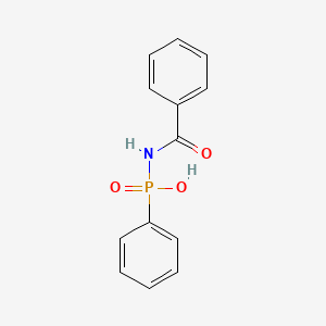 molecular formula C13H12NO3P B14437545 Phenyl(phenylcarbamoyl)phosphinic acid CAS No. 74038-30-5