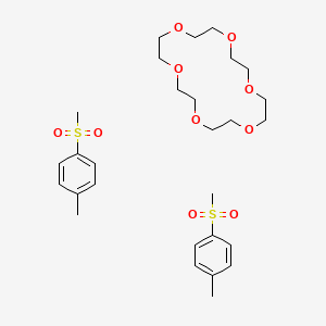 1,4,7,10,13,16-Hexaoxacyclooctadecane;1-methyl-4-methylsulfonylbenzene