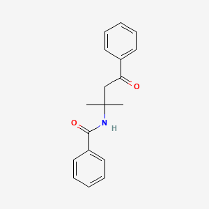 N-(2-Methyl-4-oxo-4-phenylbutan-2-yl)benzamide