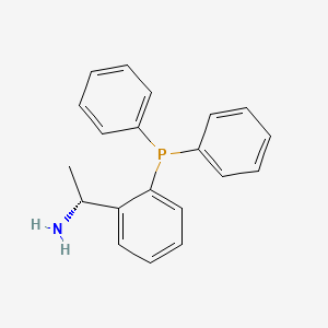 molecular formula C20H20NP B1443776 (R)-1-(2-(Diphenylphosphino)phenyl)ethanamine CAS No. 192057-60-6