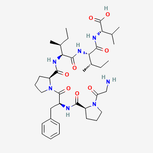 L-Valine, glycyl-L-prolyl-L-phenylalanyl-L-prolyl-L-isoleucyl-L-isoleucyl-