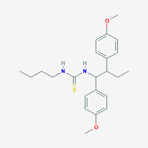 N-[1,2-Bis(4-methoxyphenyl)butyl]-N'-butylthiourea